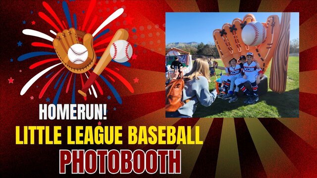 Baseball Glove Photo Booth - Free shipping in the USA
