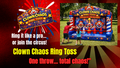 Clown Chaos Ring Toss - Free shipping in the USA