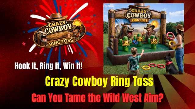 Crazy Cowboy Ring Toss - Free shipping in the USA