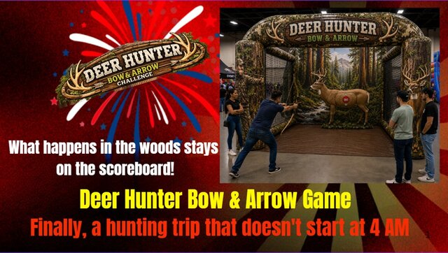 Deer Hunter Bow and Arrow Challenge - Free shipping in the USA