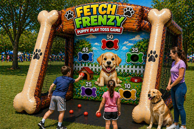 Fetch Frenzy Puppy Toss - Free shipping in the USA