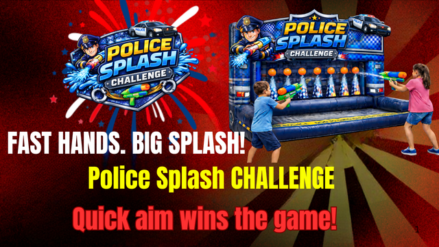 Police Splash Challenge - Free shipping in the USA