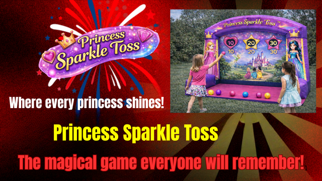 Princess Sparkle Toss - Free shipping in the USA