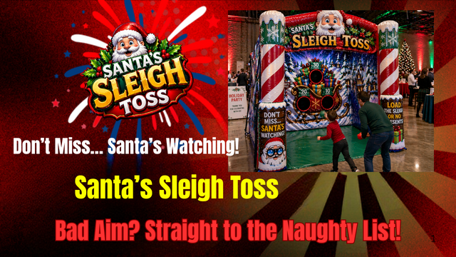 Santa's Sleigh Toss - Free shipping in the USA