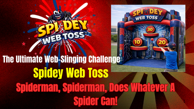 Spidey Web Toss Game Free Shipping in the USA