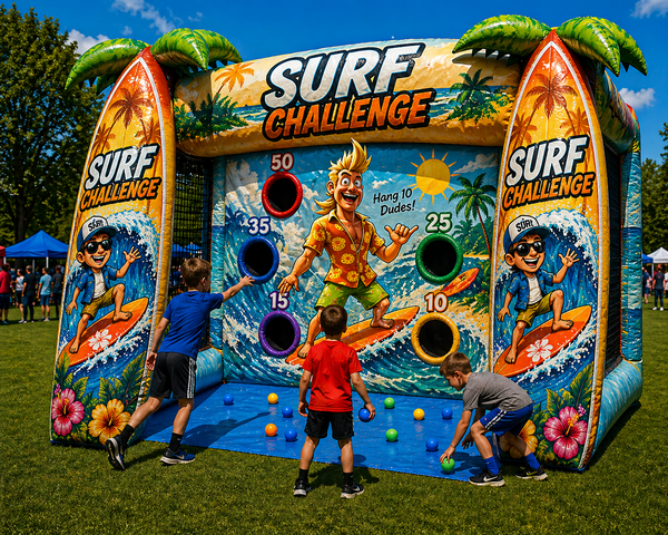 Surf Challenge Carnival Game - Free shipping in the USA